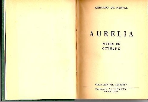 AURELIA, NOCHES DE OCTUBRE.