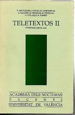 TELETEXTOS II. (LECTURES DE SOCIOLOGIA DE LA COMUNICACIÓN).