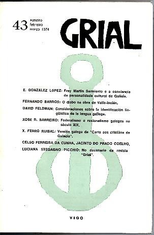 GRIAL. N. 43. XANEIRO-FEBREIRO-MARZO, 1974.