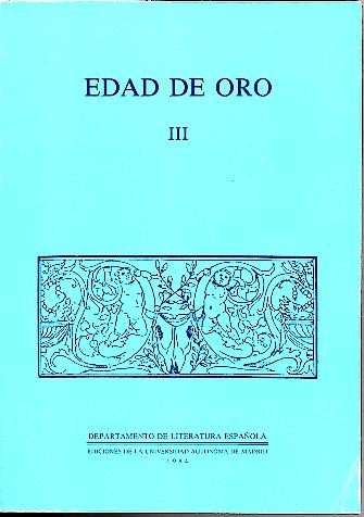 EDAD DE ORO. III.