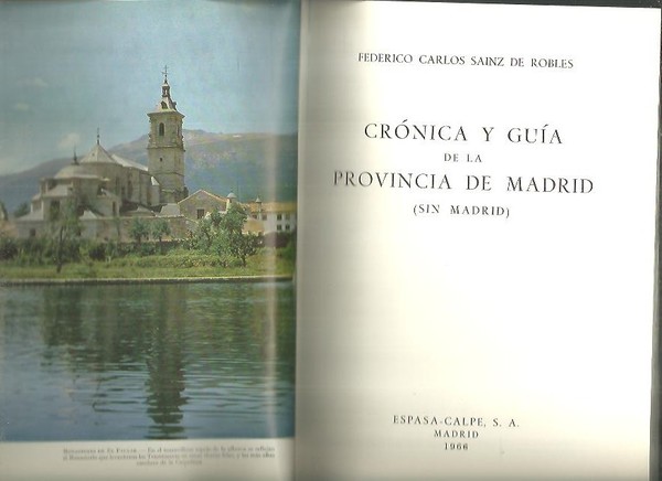 CRONICA Y GUIA DE LA PROVINCIA DE MADRID.