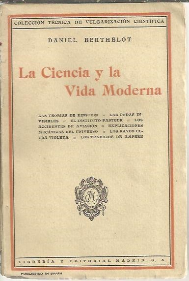 LA CIENCIA Y LA VIDA MODERNA.
