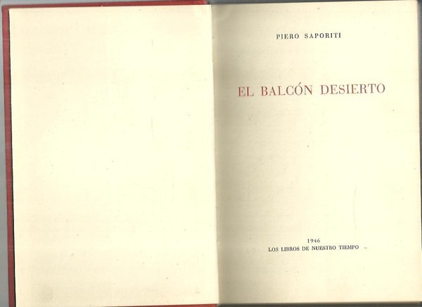 EL BALCON DESIERTO.