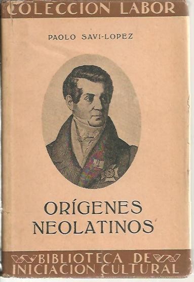ORIGENES NEOLATINOS.