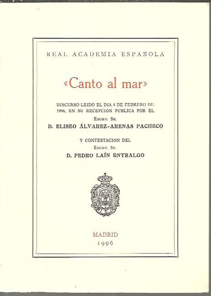 CANTO AL MAR.