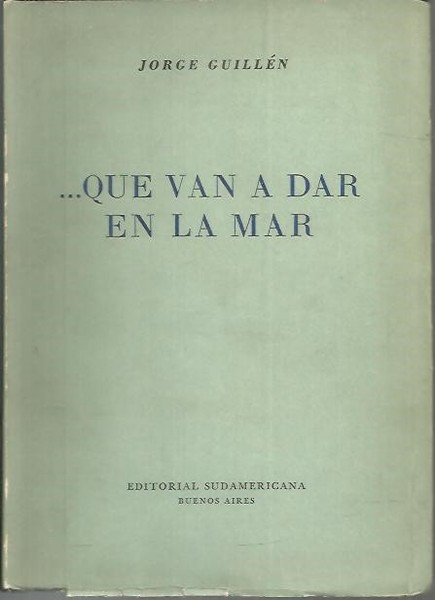 .QUE VAN A DAR EN LA MAR.