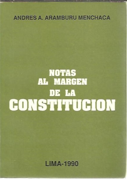 NOTAS AL MARGEN DE LA CONSTITUCION.