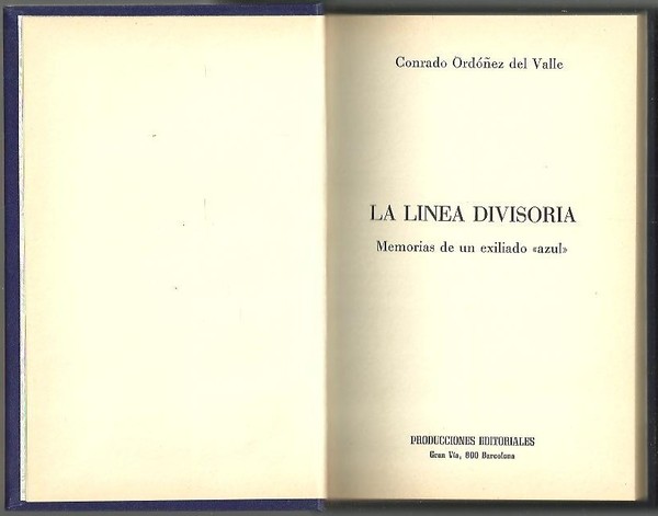 LA LINEA DIVISORIA.