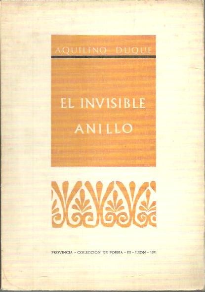 EL INVISIBLE ANILLO.