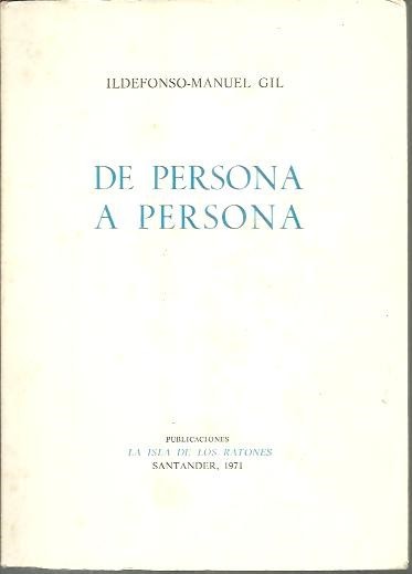 DE PERSONA A PERSONA.