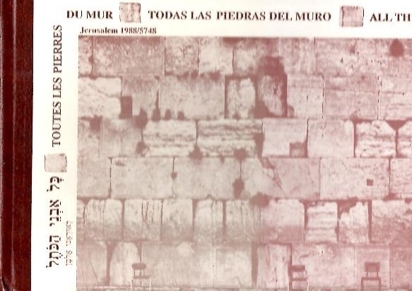 TOUTES LES PIERRES DU MUR. TODAS LAS PIEDRAS DEL MURO. …