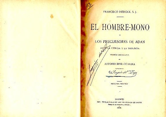 EL HOMBRE-MONO Y LOS PRECURSORES DE ADAN ANTE LA CIENCIA …