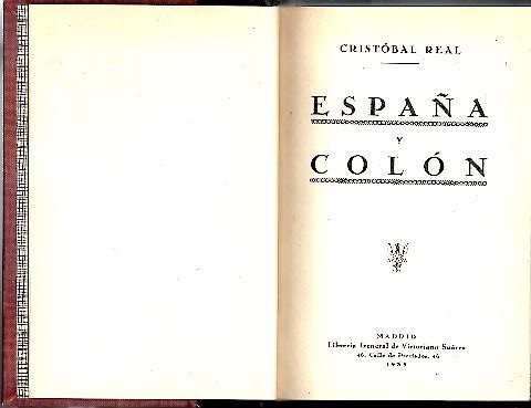 ESPAÑA Y COLON.