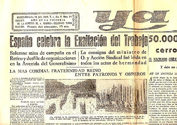 YA. AÑO V. N. 94. 19-JULIO-1939.