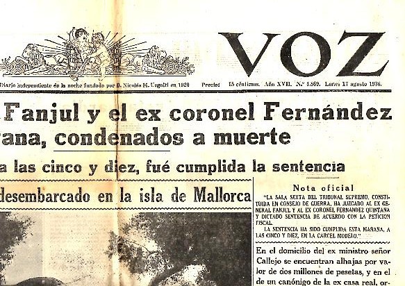 LA VOZ. AÑO XVII. N.4869. 17-AGOSTO-1936.