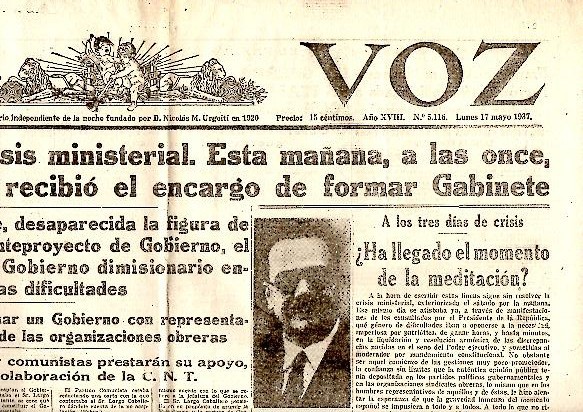 LA VOZ. AÑO XVIII. N. 5116. 17-MAYO-1937.