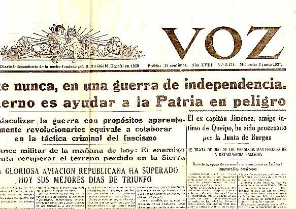 LA VOZ. AÑO XVIII. N. 5131. 2-JUNIO-1937.