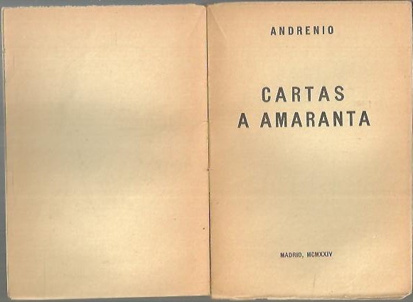 CARTAS A AMARANTA.