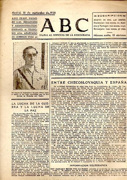 ABC. DIARIO AL SERVICIO DE LA DEMOCRACIA. AÑO XXXIV. N. …