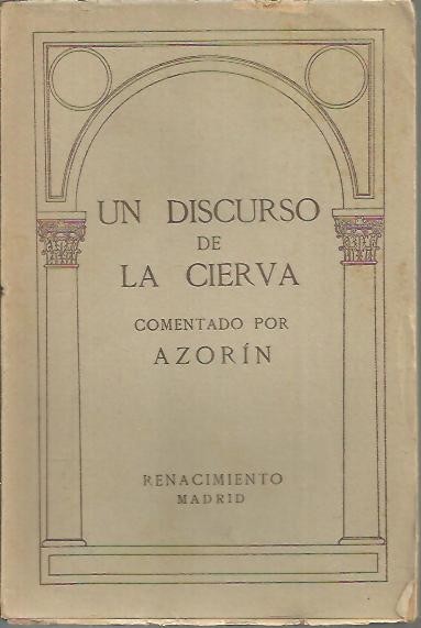 UN DISCURSO DE LA CIERVA.