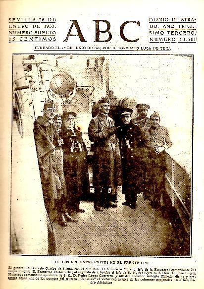 ABC. DIARIO ILUSTRADO. AÑO XXXIII. N. 10501. 26-ENERO-1937.