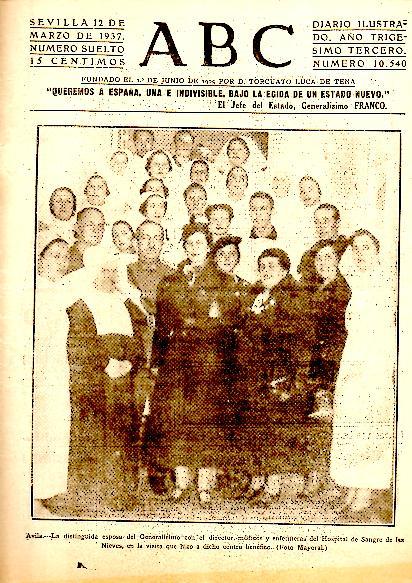 ABC. DIARIO ILUSTRADO. AÑO XXXIII. N. 10540. 12-MARZO-1937.