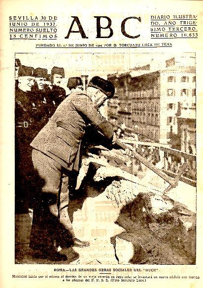 ABC. DIARIO ILUSTRADO. AÑO XXXIII. N. 10633. 30-JUNIO-1937.