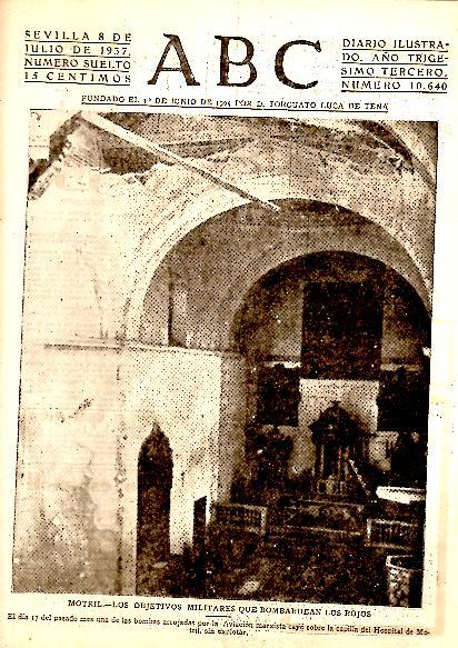 ABC. DIARIO ILUSTRADO. AÑO XXXIII. N. 10640. 8-JULIO-1937.