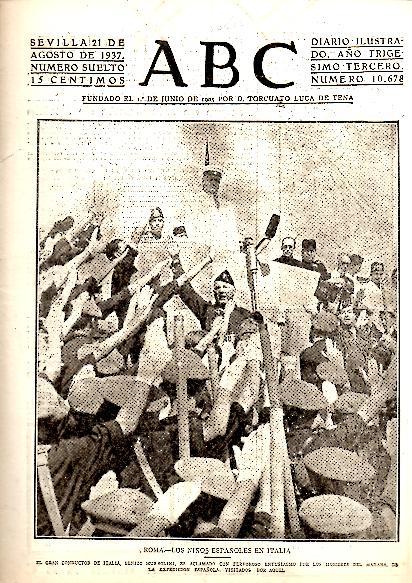 ABC. DIARIO ILUSTRADO. AÑO XXXIII. N. 10678. 21-AGOSTO-1937.