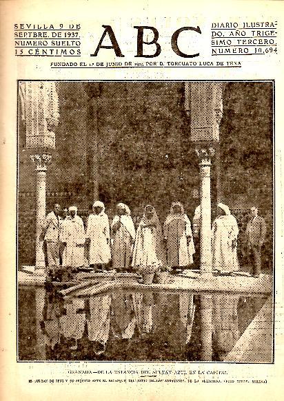ABC. DIARIO ILUSTRADO. AÑO XXXIII. N. 10694. 9-SEPTIEMBRE-1937.