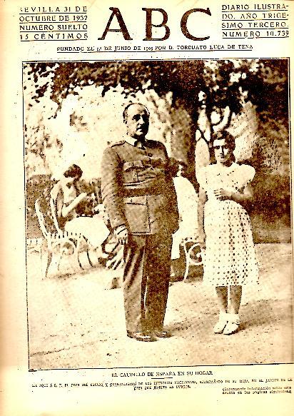 ABC. DIARIO ILUSTRADO. AÑO XXXIII. N. 10739. 31-OCTUBRE-1937.