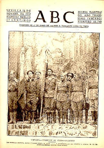 ABC. DIARIO ILUSTRADO. AÑO XXXIII. N. 10749. 12-NOVIEMBRE-1937.