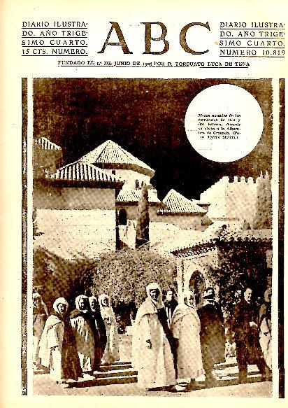 ABC. DIARIO ILUSTRADO. AÑO XXXIV. N. 10819. 2-FEBRERO-1938.