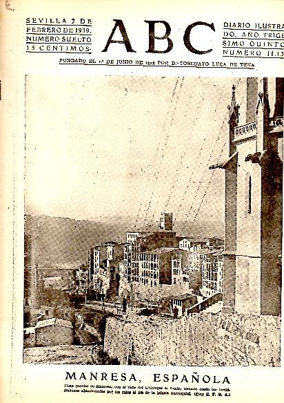 ABC. DIARIO ILUSTRADO. AÑO XXXV. N. 11134. 7-FEBRERO-1939.