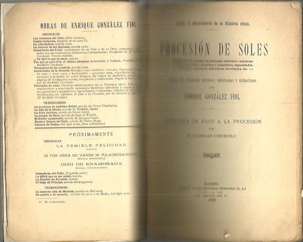 PROCESION DE SOLES.