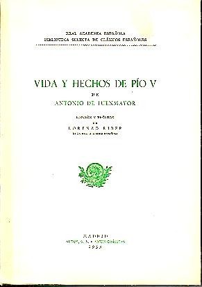 VIDA Y HECHOS DE PIO V.