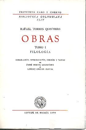 OBRAS. I. FILOLOGIA.