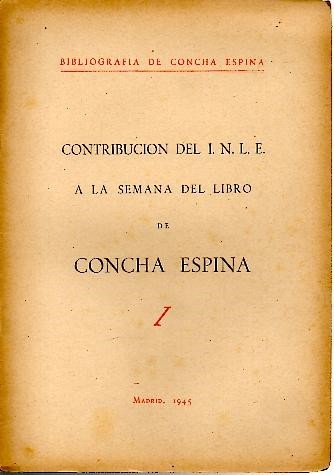BIBLIOGRAFIA DE CONCHA ESPINA. CONTRIBUCION DEL INLE A LA SEMANA …