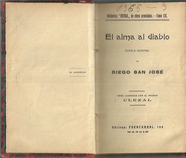 EL ALMA AL DIABLO.