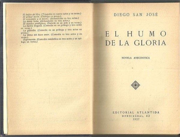 EL HUMO DE LA GLORIA.
