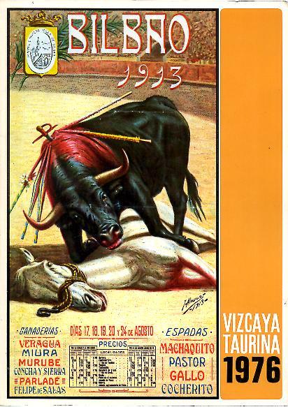 VIZCAYA TAURINA. AGOSTO 1976.
