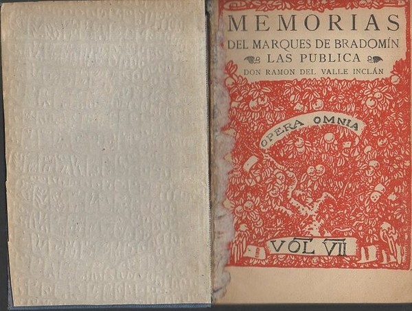 MEMORIAS DEL MARQUES DE BRADOMIN.