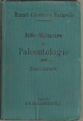 AIDE MEMOIRE DE PALEONTOLOGIE.