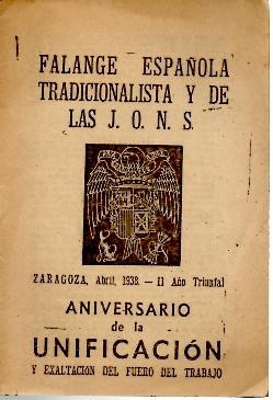ANIVERSARIO DE LA UNIFICACION Y EXALTACION DEL FUERO DEL TRABAJO.