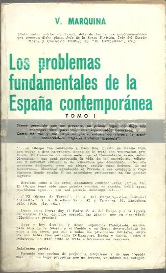 LOS PROBLEMAS FUNDAMENTALES DE LA ESPAÑA CONTEMPORANEA.