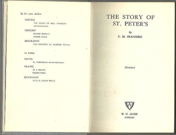 THE STORY OF ST. PETER'S.