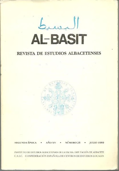 AL - BASIT. REVISTA DE ESTUDIOS ALBACETENSES. AÑO XV. NUM. …