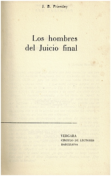 LOS HOMBRES DEL JUICIO FINAL.