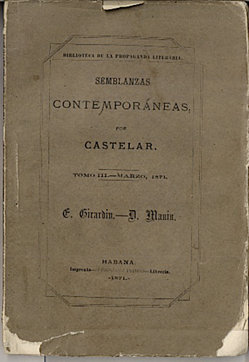 SEMBLANZAS CONTEMPORANEAS. TOMO III. MARZO, 1871. E. GIRARDIN. D. MANIN.