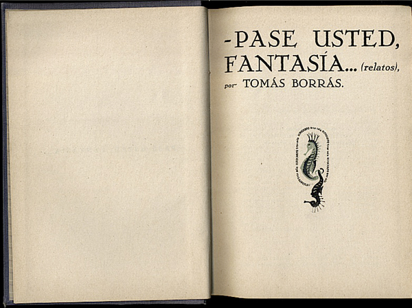 PASE USTED, FANTASIA… (RELATOS).